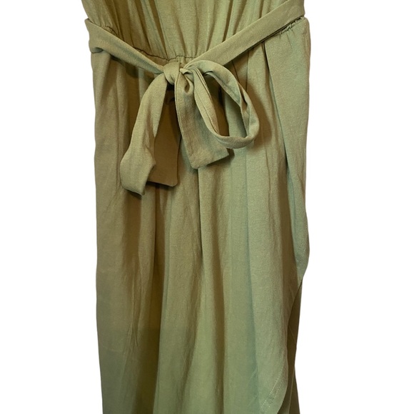 The Royal Standard Olive Green Cuffed Short Sleeve Tie Waist… - Picture 3 of 15